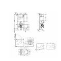 Готовое решение Qtap для ванной комнаты: подвесной унитаз Taurus Ultra Quiet 515x360x350 + комплект инсталляции Standard (линейная кнопка Chrome)